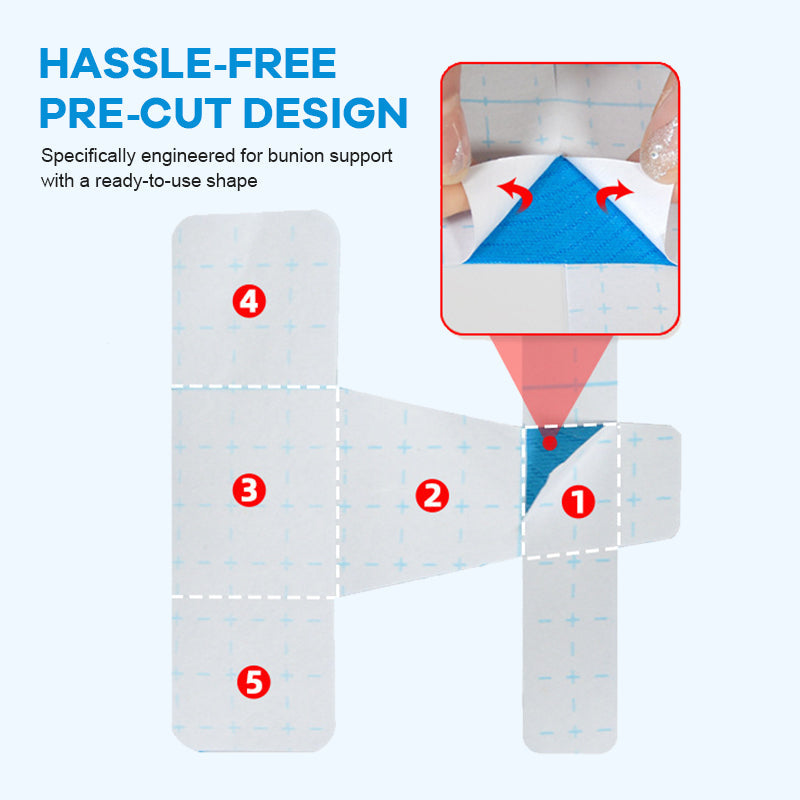 🔥52K+ Sold🦶Pre-cut Bunion Corrector Kinesiology Tape