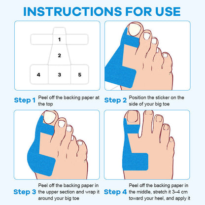 🔥52K+ Sold🦶Pre-cut Bunion Corrector Kinesiology Tape
