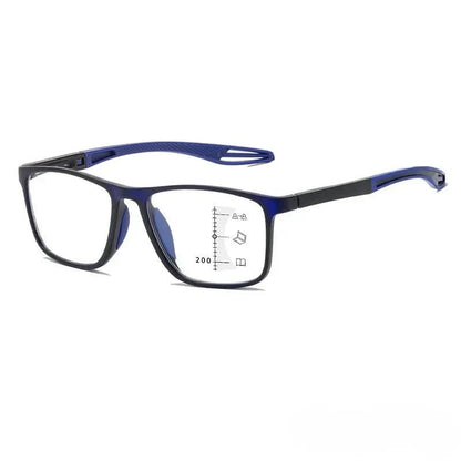 🔥TopSpire™ Adaptive Multifocal Reading Glasses – See Near & Far Without Switching
