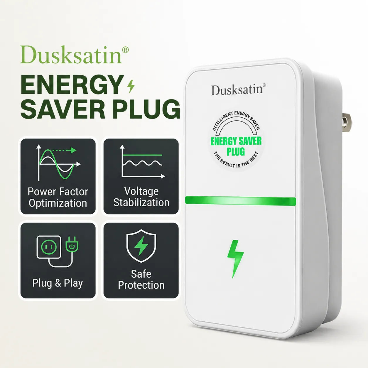 ⏳LAST DAY BUY 2 GET 1 FREE!!🌟 Energy Saver Plug